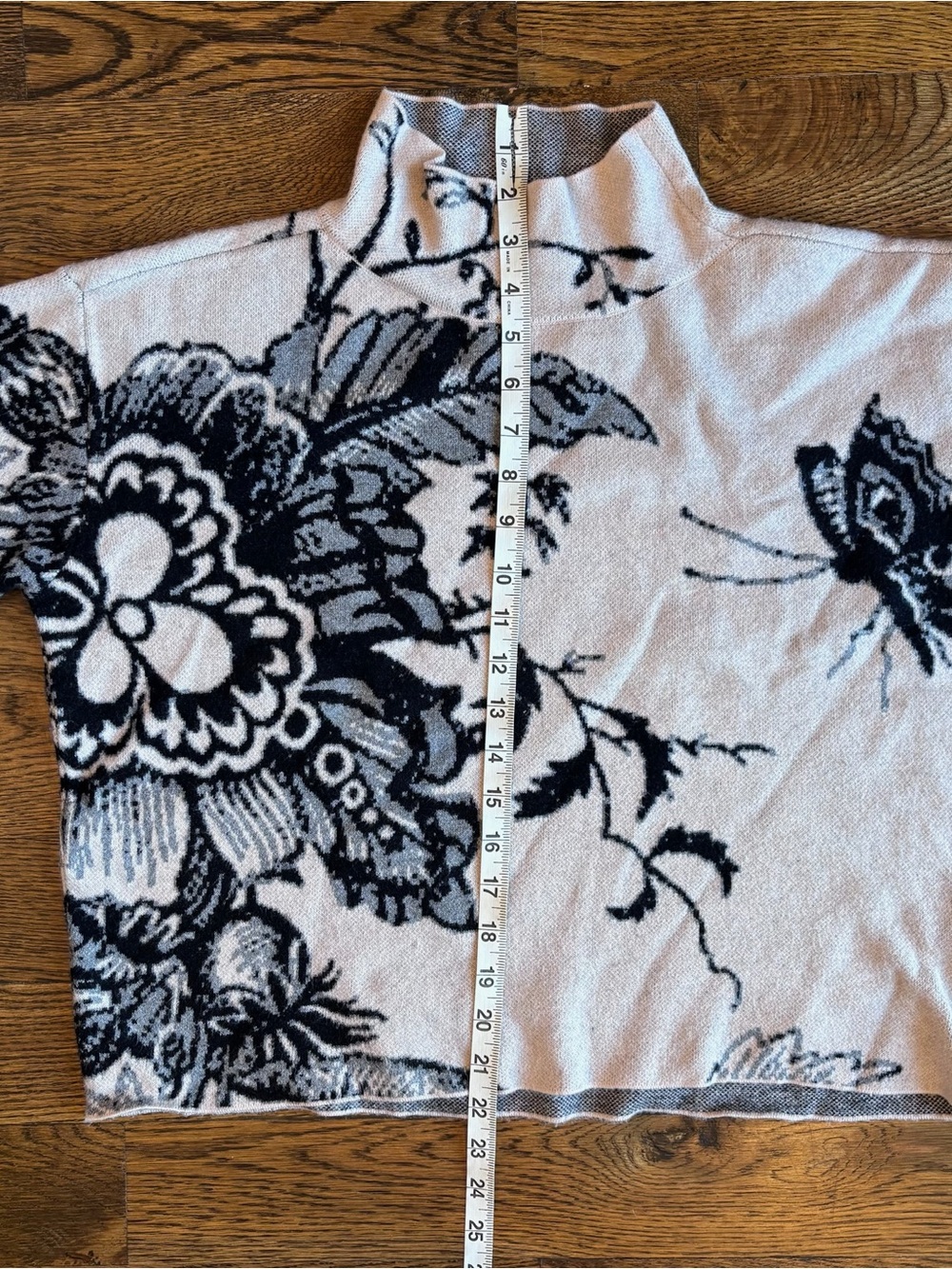 Maeve by Anthropologie Floral Mock Neck Knit Sweater | Women’s XS - Picture 4 of 5